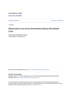 Manual para el uso de las herramientas básicas del software ETAP (1)