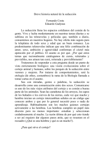 21. Breve historia natural de la seducción (Artículo) autor Fernando Costa y Eduardo Gudynas