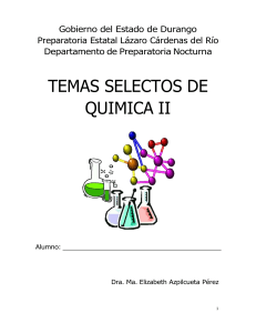 Antologia Temas Selectos de Quimica II