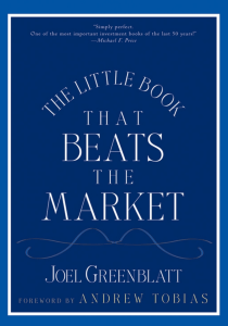 The Little Book That Beats the Market 2006