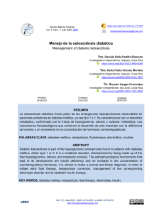 Manejo Cetoacidosis