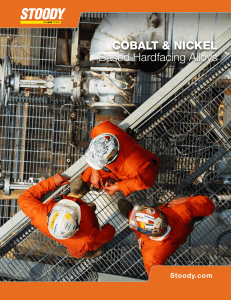 STOODY Cobalt & Nickel alloy