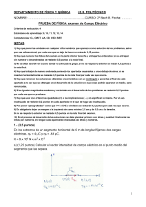 Examen campo elÃ©ctrico 2Âº B solucionado.
