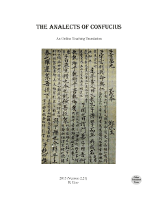 Analects of Confucius (Eno-2015)