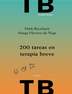 200 TAREAS EN TERAPIA BREVE PARA PACIENTES