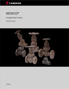 newco-forged-steel-valves-technical-data-sheets