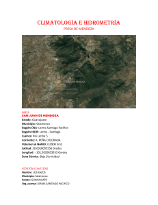 CLIMATOLOGÍA E HIDROMETRÍA