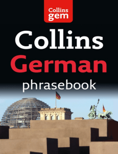 Collins German Phrasebook (1)