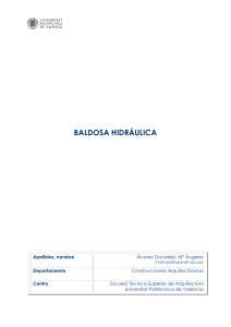 Alvarez - BALDOSA HIDRAULICA