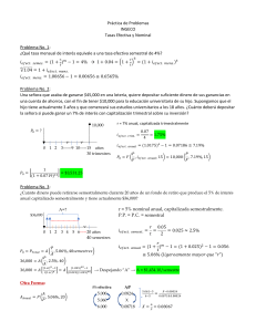 Práctica de Problemas Tasas Nominal y Efectiva INGECO SS 2022