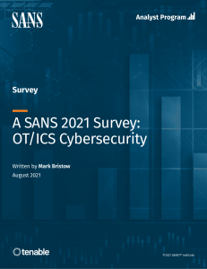 SANS 2021 Survey  OT-ICS cybersecurity