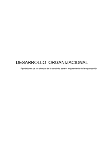DESARROLLO ORGANIZACIONAL Aportaciones d