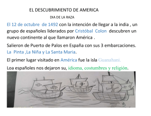 EL DESCUBRIMIENTO DE AMERICA