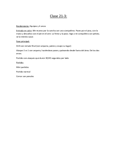 Plan de Entrenamiento de F&uacute;tbol: Clase 21-3