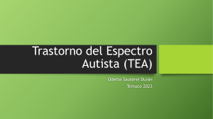 Trastorno del Espectro Autista (TEA)