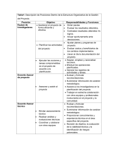 tablas del manual de procedimiento