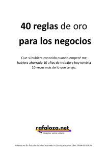 40 reglas de oro negocios