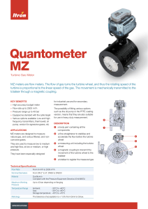 Medidor Tipo Turbina Itron MZ50