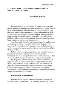 Awareness en Terapia Gestalt: Conocimiento Inmediato