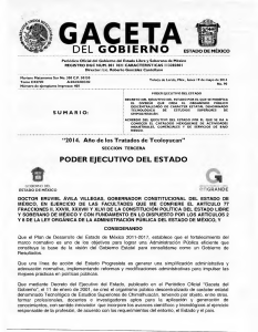 Catálogo mexiquense de actividades industriales, comerciales y de servicios de bajo riesgo 2014