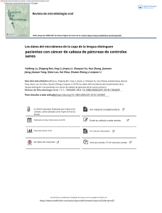 Tongue coating microbiome data distinguish patients with pancreatic head cancer from healthy controls (1).en.es