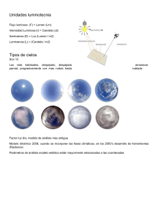 Unidades luminotecnia