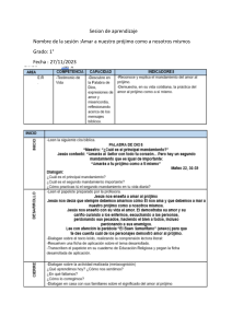 Sesion de aprendizaje