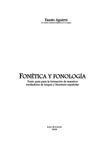 SP - Aguirre F.：Fonética y fonología 2008