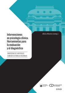 Intervenciones en psicología clínica