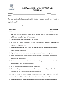 TEST INTELIGENCIA EMOCIONAL ADOLESCENTES Y ADULTOS