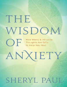 the wisdom of anxiety