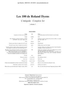 Les 100 de Roland Dyens : Partition pour guitare