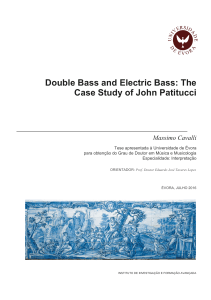 Double Bass and Electric Bass