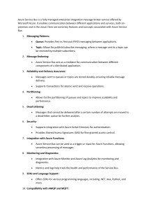 Azure Service Bus Overview