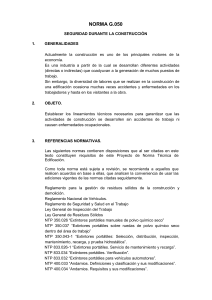 05 G.050 SEGURIDAD DURANTE LA CONSTRUCCIÓN DS N° 010-2009