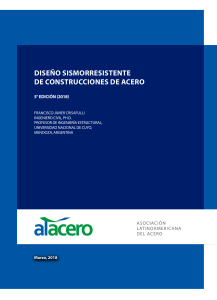 ALACERO Diseño sismorresistente de construcciones de acero