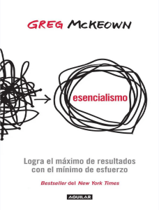 Esencialismo Greg McKeown