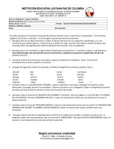 TALLER RECUPERACION LENGUA CASTELLANA
