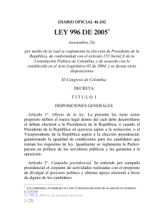 ley-996-de-2005-Garantas-electorales