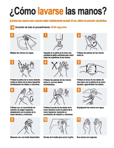 PROCEDIMIENTO DE LAVADO DE MANOS