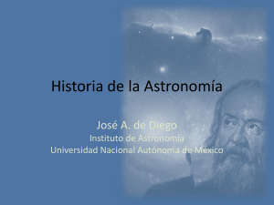 historia astronomia
