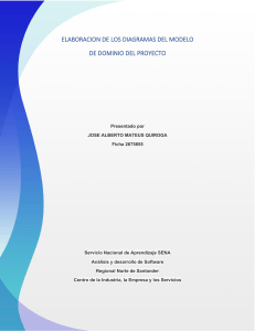 Diagramas UML: Modelo de Dominio del Proyecto