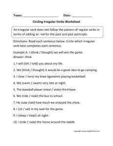 Irregular-Verbs-Circling-P-1-Beginner