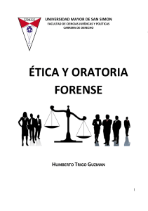 ETICA Y ORATORIA JURÍDICA (H. Trigo)