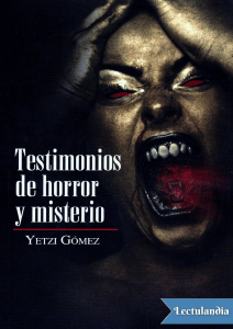 Testimonios de horror y misterio - AA VV