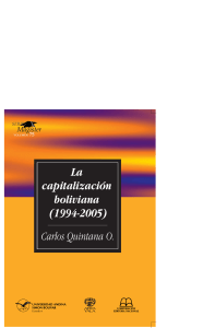 SM75-Quintana-La capitalización boliviana 1994-2005