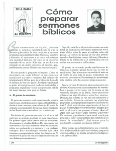 ¿CÓMO PREPARAR SERMONES BÍBLICOS¿ - PABLO A. JIMÉNEZ