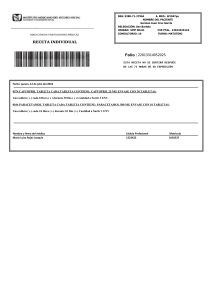 Receta IMSS en blanco