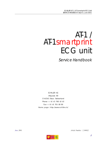 Schiller AT-1 - Service Manual