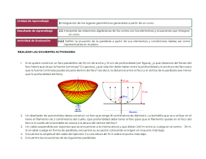 ejercicios parabolas